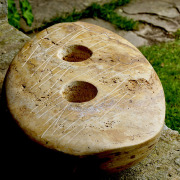 Travertine sculpture by John Greer