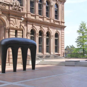 retroActive courtyard exhibition by John Greer