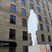 retroActive courtyard exhibition by John Greer