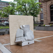 retroActive courtyard exhibition by John Greer
