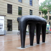 retroActive courtyard exhibition by John Greer